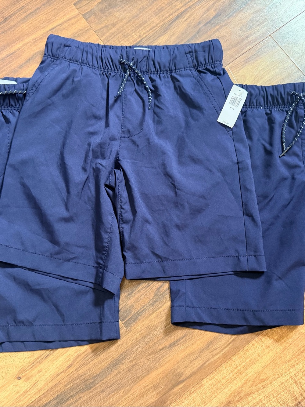3 pairs Old Navy Navy Drawstring Kids Shorts